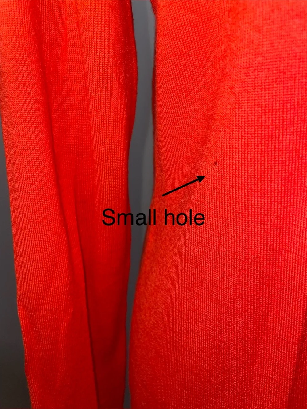 EUC-Tory Burch Simone Cardigan 100% Merino Wool Size XL in Poppy